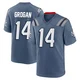 Steve Grogan ＃14 New England Patriots Game Storm 2025 Rivalries Collection Jersey - Men's Blue