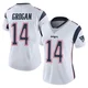 Steve Grogan ＃14 New England Patriots Limited Vapor Untouchable Jersey - Women's White