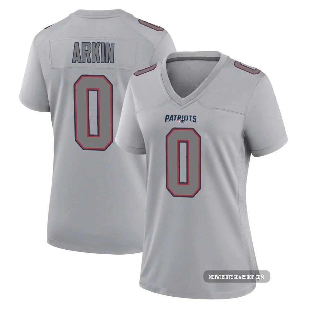 Tanner Arkin ＃0 New England Patriots Game Silver Atmosphere Fashion Jersey - Women's