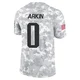 Tanner Arkin ＃0 New England Patriots Limited 2024 Salute to Service Jersey - Men's Arctic Camo