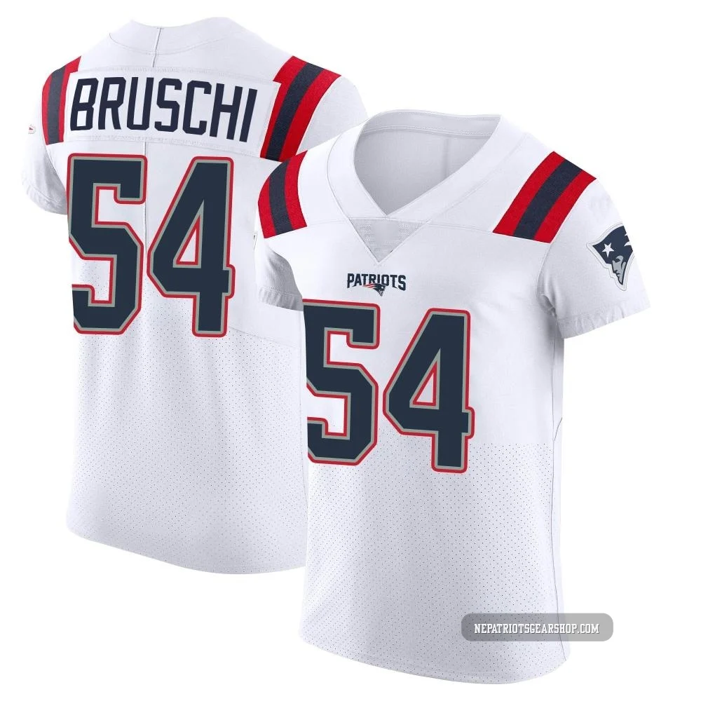 Tedy Bruschi ＃54 New England Patriots Elite Vapor Untouchable Jersey - Men's White