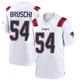 Tedy Bruschi ＃54 New England Patriots Game Jersey - Men's White