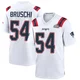 Tedy Bruschi ＃54 New England Patriots Game Super Bowl LX Patch Jersey - Youth White