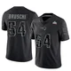 Tedy Bruschi ＃54 New England Patriots Limited Reflective Super Bowl LX Patch Jersey - Youth Black