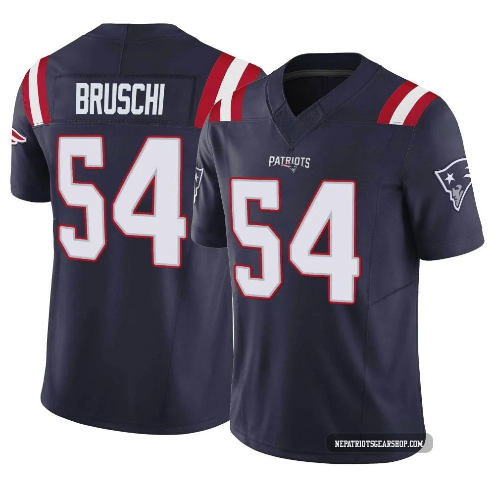 Tedy Bruschi ＃54 New England Patriots Limited Vapor F.U.S.E. Jersey - Youth Navy