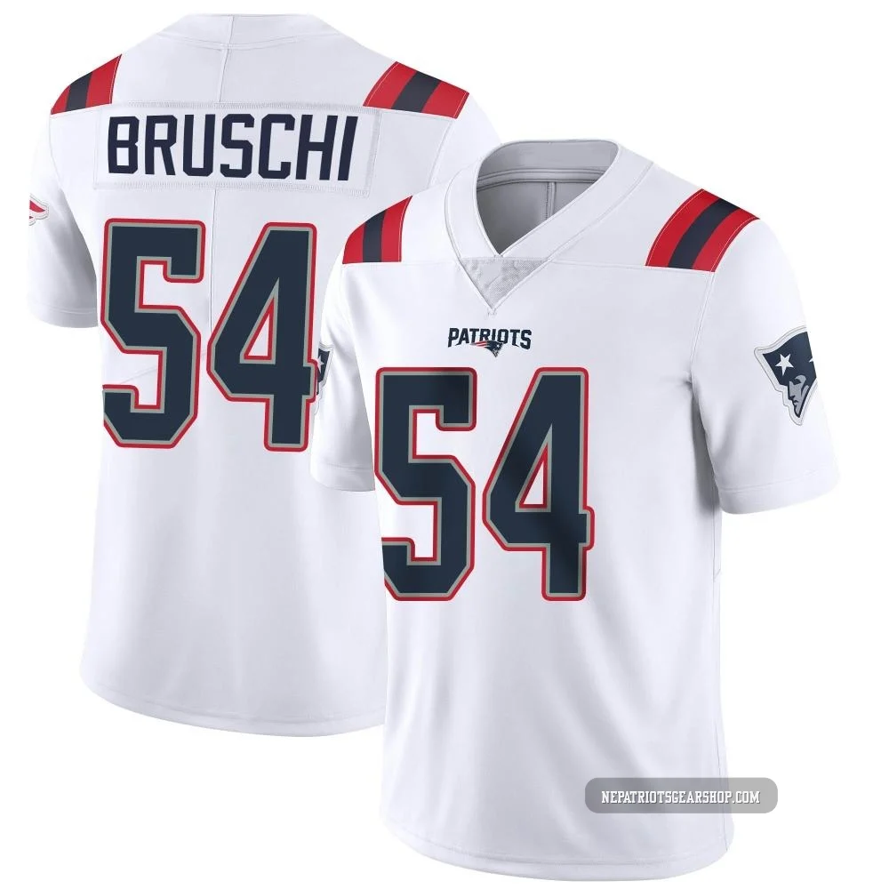 Tedy Bruschi ＃54 New England Patriots Limited Vapor Untouchable Jersey - Youth White