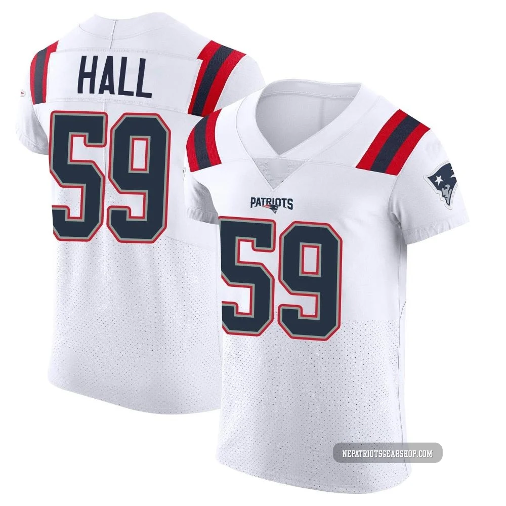 Terez Hall ＃59 New England Patriots Elite Vapor Untouchable Jersey - Men's White