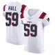 Terez Hall ＃59 New England Patriots Elite Vapor Untouchable Jersey - Men's White