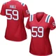 Terez Hall ＃59 New England Patriots Game Alternate Jersey - Women's Red