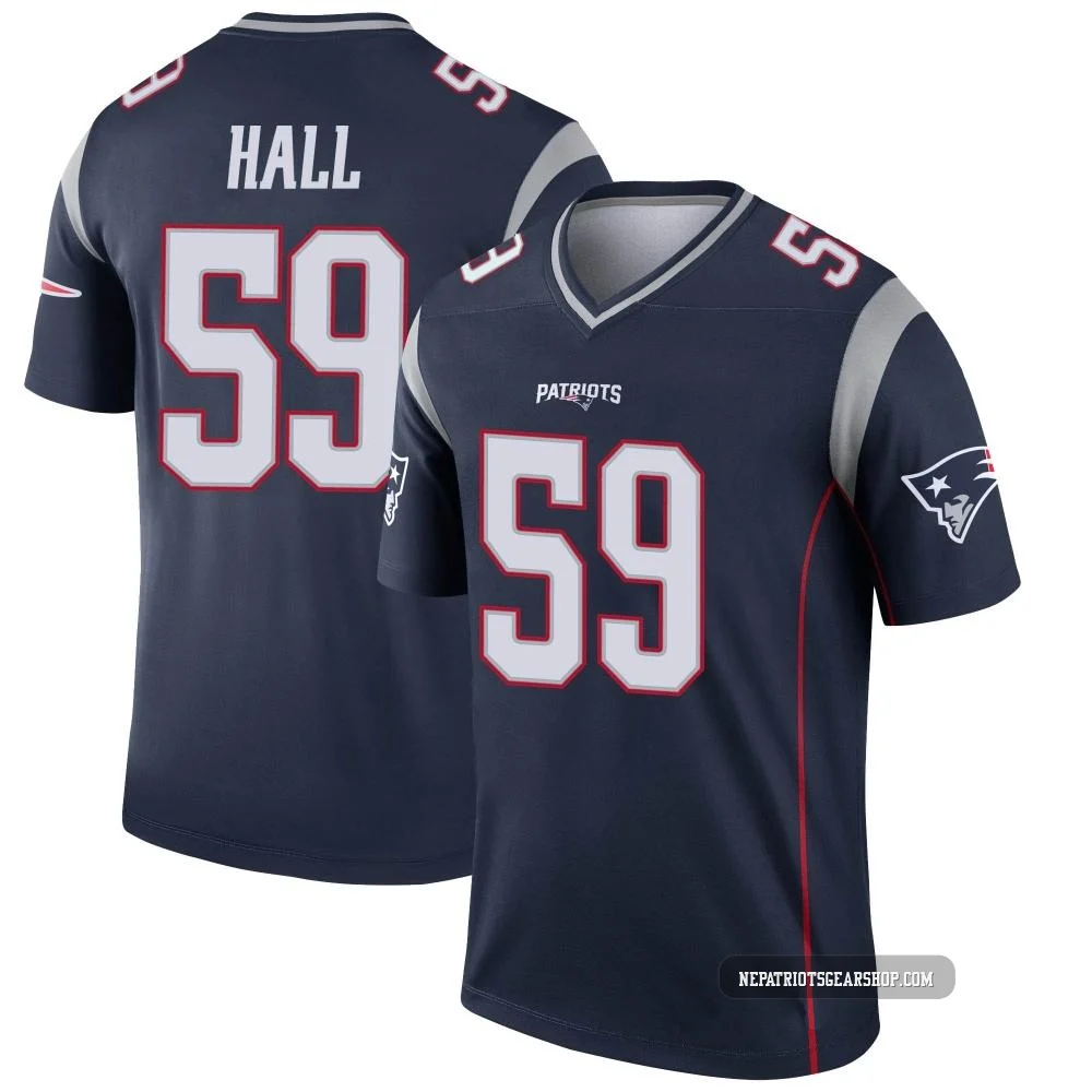 Terez Hall ＃59 New England Patriots Legend Jersey - Men's Navy