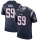 Terez Hall ＃59 New England Patriots Legend Jersey - Men's Navy