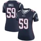 Terez Hall ＃59 New England Patriots Legend Jersey - Women's Navy