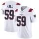 Terez Hall ＃59 New England Patriots Limited Vapor Untouchable Jersey - Men's White