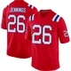 Terrell Jennings ＃26 New England Patriots Game Alternate Jersey - Men's Red