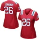 Terrell Jennings ＃26 New England Patriots Game Alternate Jersey - Women's Red