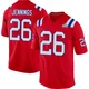 Terrell Jennings ＃26 New England Patriots Game Alternate Super Bowl LX Patch Jersey - Youth Red