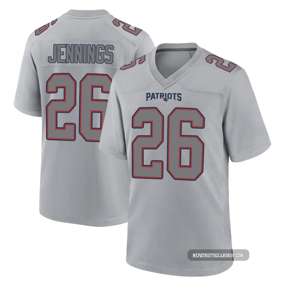 Terrell Jennings ＃26 New England Patriots Game Silver Atmosphere Fashion Jersey - Men's