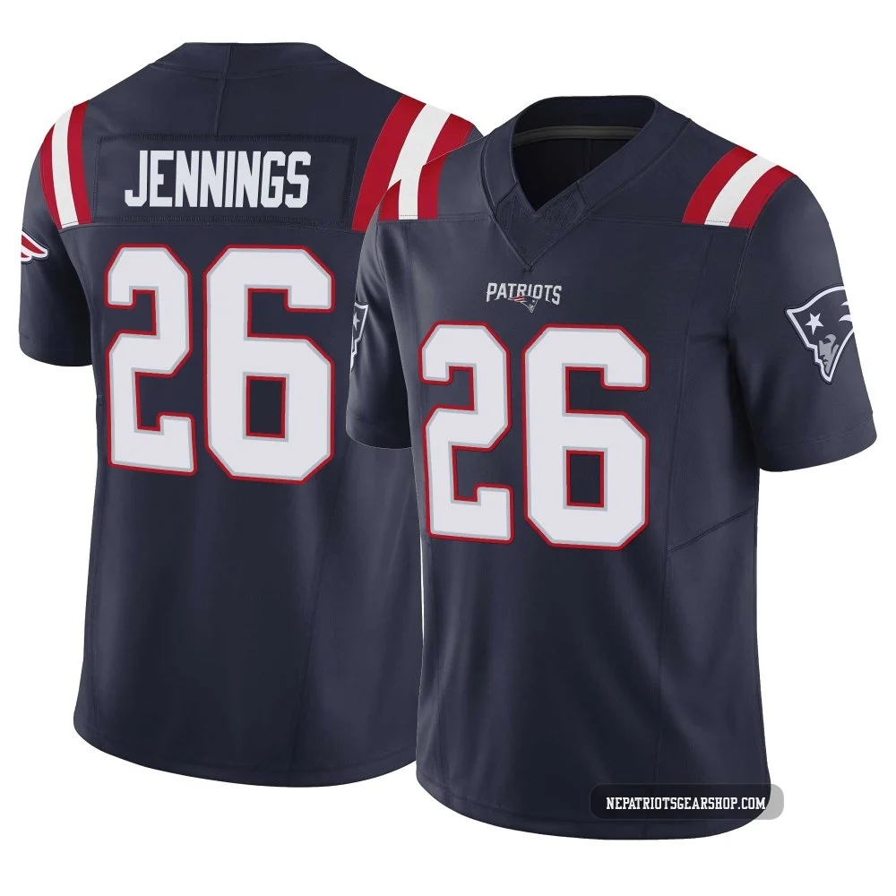 Terrell Jennings ＃26 New England Patriots Limited Vapor F.U.S.E. Jersey - Men's Navy