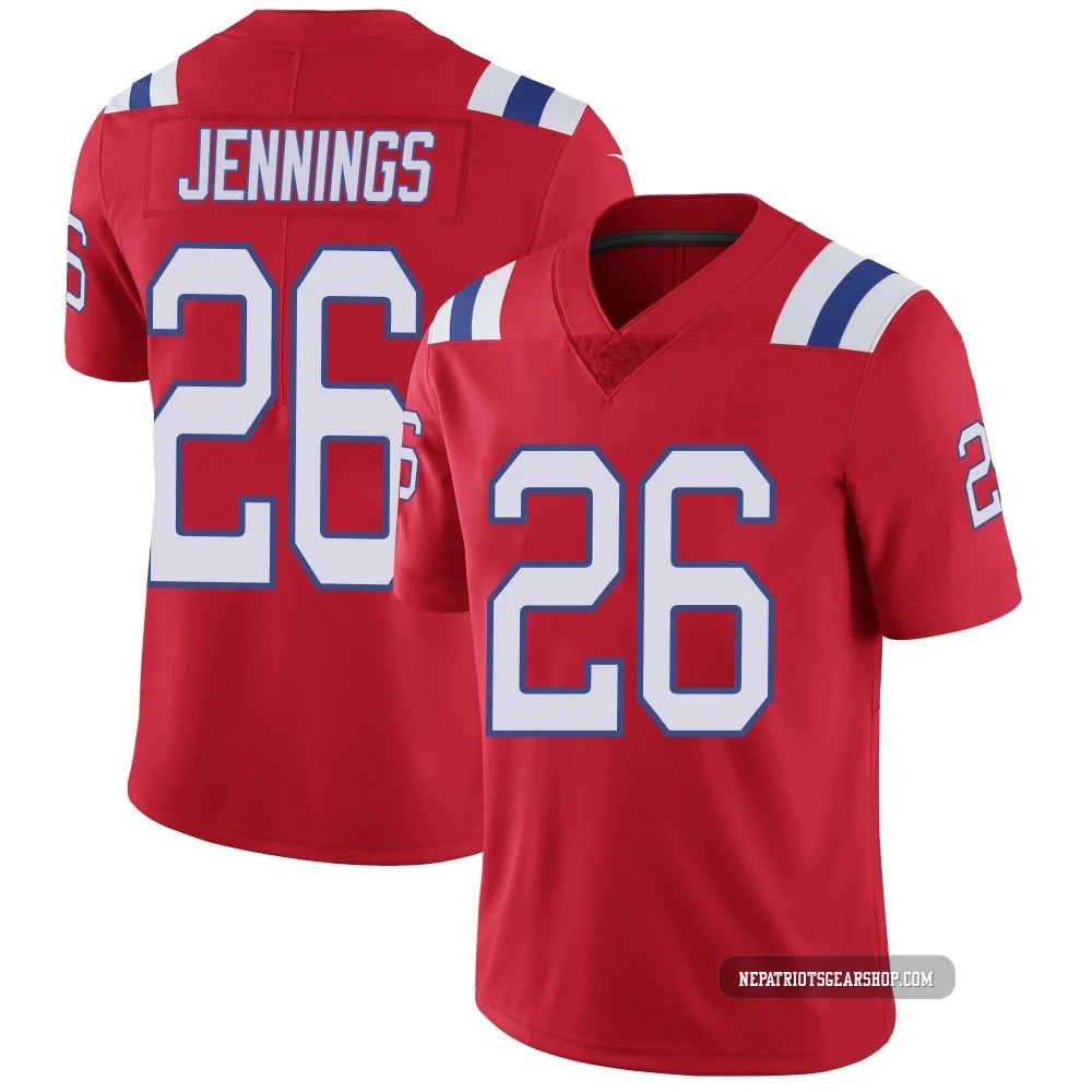 Terrell Jennings ＃26 New England Patriots Limited Vapor Untouchable Alternate Jersey - Men's Red