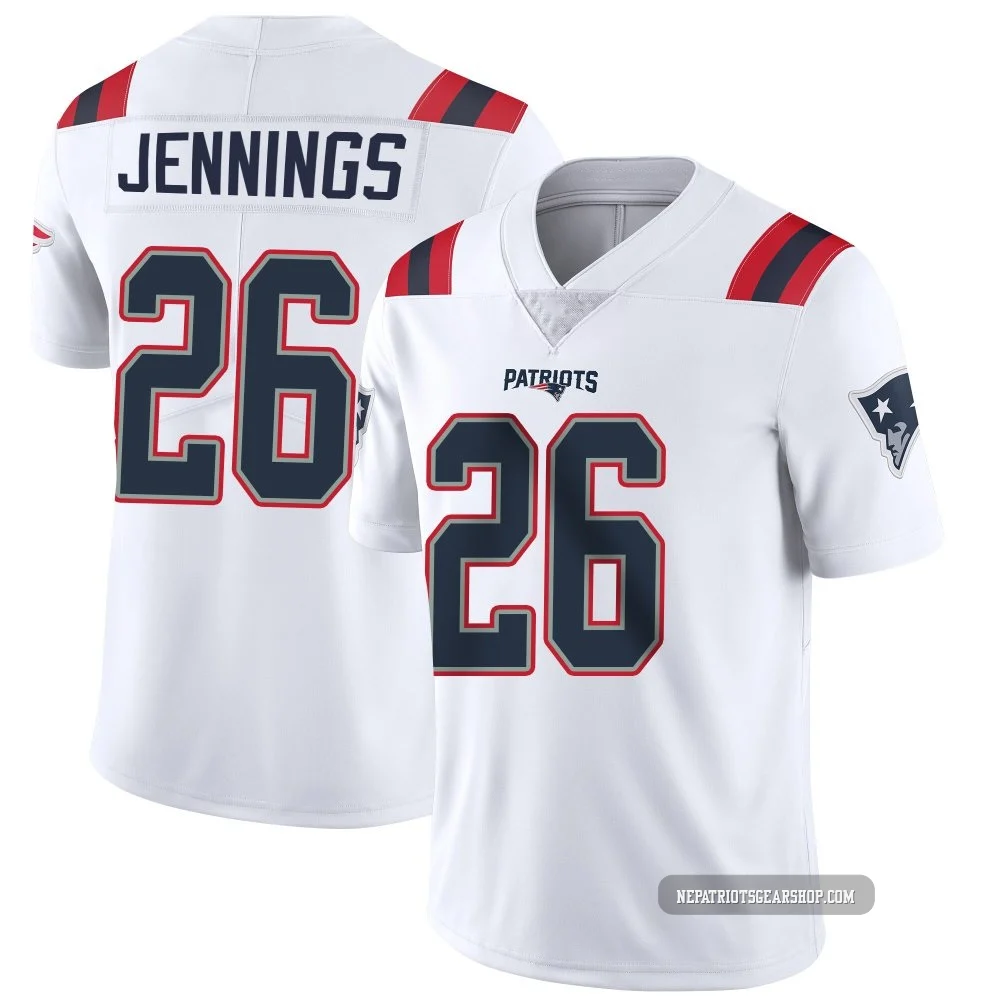 Terrell Jennings ＃26 New England Patriots Limited Vapor Untouchable Jersey - Men's White