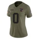 Thomas Odukoya ＃0 New England Patriots Limited 2025 Salute to Service Jersey - Women's Olive