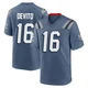 Tommy DeVito ＃16 New England Patriots Game Storm 2025 Rivalries Collection Jersey - Men's Blue