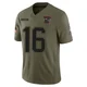 Tommy DeVito ＃16 New England Patriots Limited 2025 Salute to Service Jersey - Men's Olive