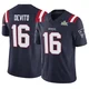Tommy DeVito ＃16 New England Patriots Limited Vapor F.U.S.E. Super Bowl LX Patch Jersey - Youth Navy