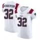 TreVeyon Henderson ＃32 New England Patriots Elite Vapor Untouchable Super Bowl LX Patch Jersey - Men's White