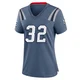 TreVeyon Henderson ＃32 New England Patriots Game Storm 2025 Rivalries Collection Jersey - Women's Blue