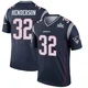 TreVeyon Henderson ＃32 New England Patriots Legend Super Bowl LX Patch Jersey - Youth Navy
