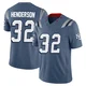 TreVeyon Henderson ＃32 New England Patriots Limited Storm 2025 Rivalries Collection Jersey - Youth Blue