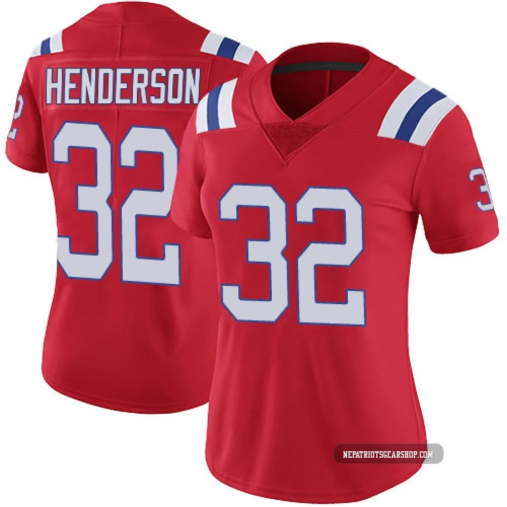 TreVeyon Henderson ＃32 New England Patriots Limited Vapor Untouchable Alternate Jersey - Women's Red
