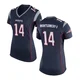 Ty Montgomery II ＃14 New England Patriots Game Team Color Jersey - Women's Navy Blue