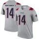 Ty Montgomery II ＃14 New England Patriots Legend Inverted Jersey - Men's Gray