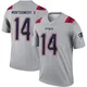 Ty Montgomery II ＃14 New England Patriots Legend Inverted Jersey - Youth Gray