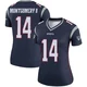 Ty Montgomery II ＃14 New England Patriots Legend Jersey - Women's Navy