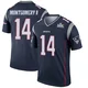 Ty Montgomery II ＃14 New England Patriots Legend Super Bowl LX Patch Jersey - Men's Navy