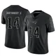 Ty Montgomery II ＃14 New England Patriots Limited Reflective Jersey - Men's Black