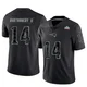 Ty Montgomery II ＃14 New England Patriots Limited Reflective Super Bowl LX Patch Jersey - Men's Black