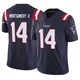 Ty Montgomery II ＃14 New England Patriots Limited Vapor F.U.S.E. Jersey - Men's Navy