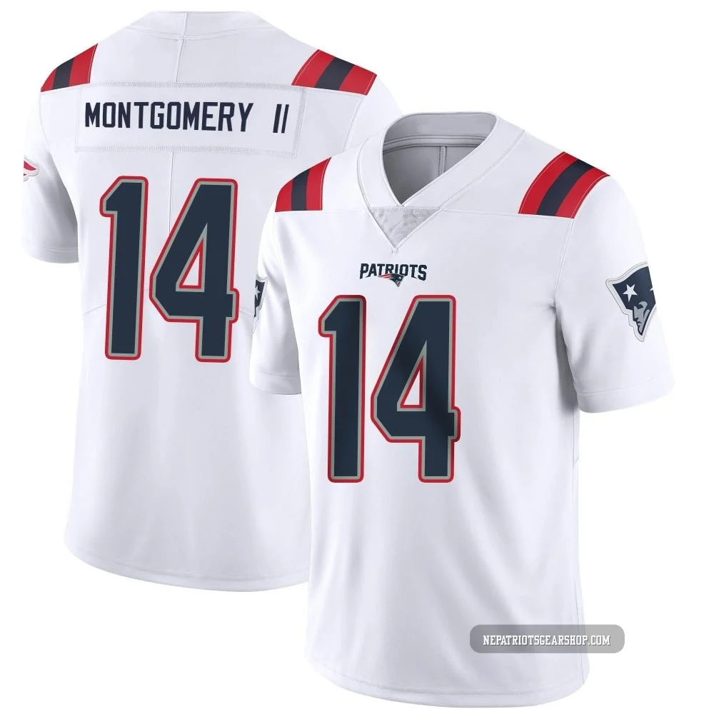 Ty Montgomery II ＃14 New England Patriots Limited Vapor Untouchable Jersey - Youth White