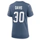 Tyler Davis ＃30 New England Patriots Game Storm 2025 Rivalries Collection Jersey - Women's Blue