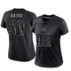 Tyler Davis ＃30 New England Patriots Limited Reflective Jersey - Women's Black