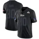 Tyler Davis ＃30 New England Patriots Limited Super Bowl LX Patch Jersey - Men's Black Impact