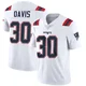 Tyler Davis ＃30 New England Patriots Limited Vapor Untouchable Jersey - Youth White