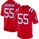Tyrese Robinson ＃55 New England Patriots Game Alternate Jersey - Men's Red
