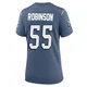 Tyrese Robinson ＃55 New England Patriots Game Storm 2025 Rivalries Collection Jersey - Women's Blue