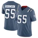 Tyrese Robinson ＃55 New England Patriots Limited Storm 2025 Rivalries Collection Jersey - Youth Blue