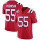 Tyrese Robinson ＃55 New England Patriots Limited Vapor Untouchable Alternate Super Bowl LX Patch Jersey - Youth Red